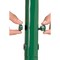Global Industrial Wave Bike Rack, Green, Free Standing, 5-Bike 652777FGN - alternate 4